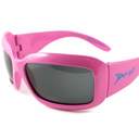 Square Petal Pink Kids Wrap Around Sunglasses - Square