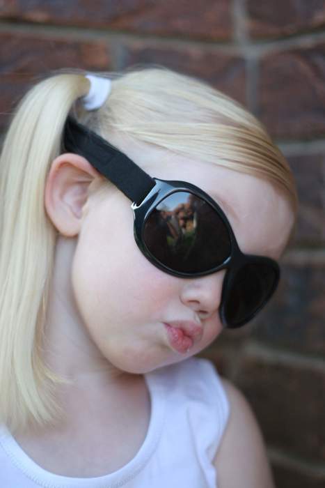 Toddler Wrap Around Sunglasses- Retro Wrap Around