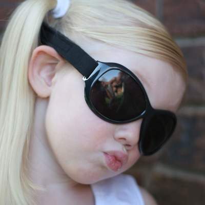 Toddler Wrap Around Sunglasses- Retro Wrap Around