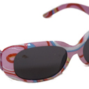Groovy Pink Kids Wrap Around Sunglasses - Patterns