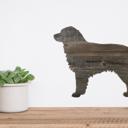 Australian Shepherd 12 inches Rustic Farmhouse Australian Shepherd Cutout Reclaimed Wood Silhouette