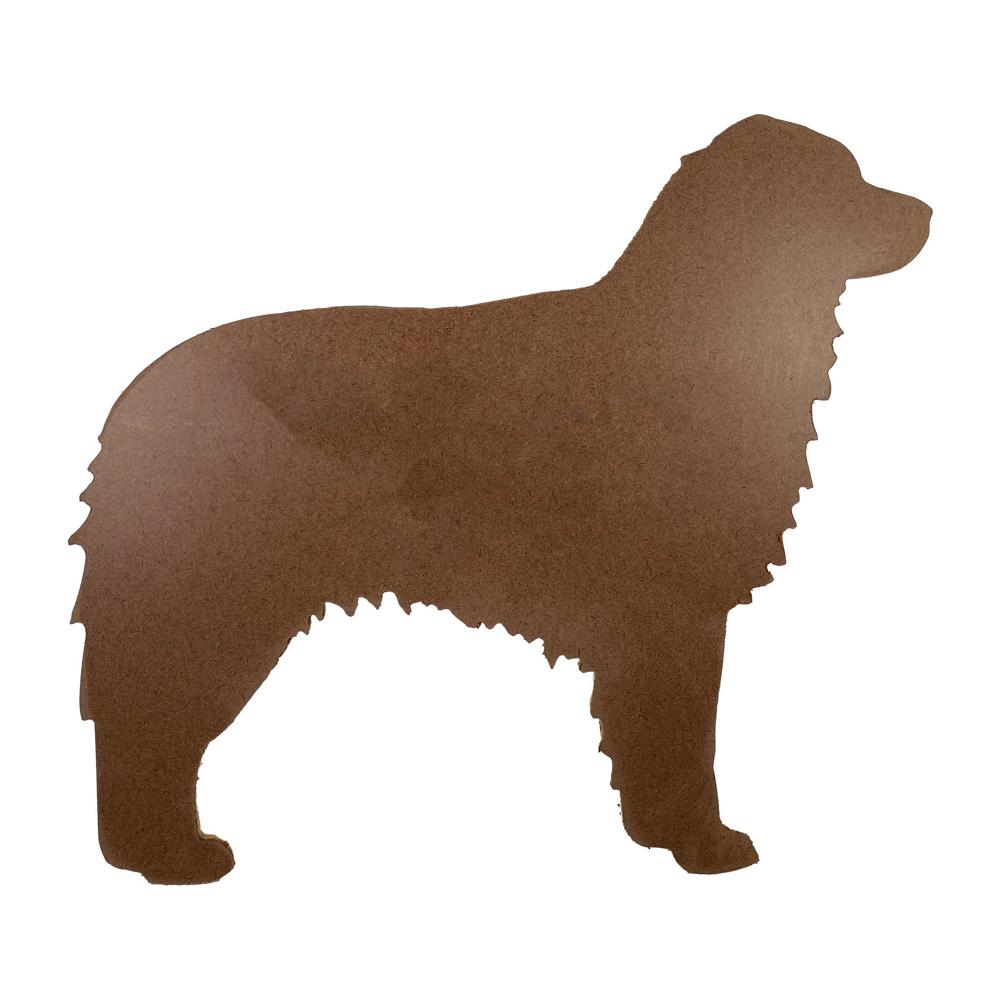 Rustic Farmhouse Australian Shepherd Cutout Reclaimed Wood Silhouette