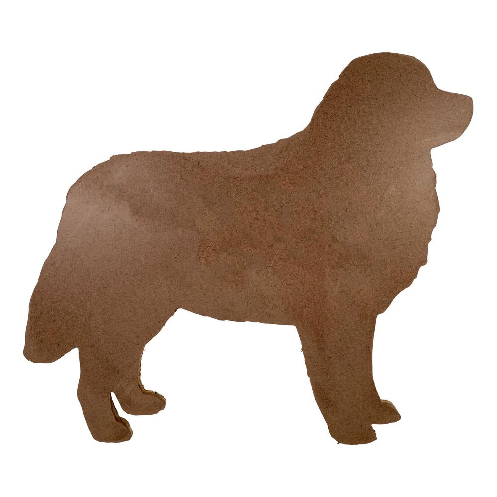 Rustic Farmhouse Bernese Mountain Dog Cutout Reclaimed Wood Silhouette