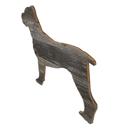Cane Corso 24 inches Rustic Farmhouse Cane Corso Cutout Reclaimed Wood Silhouette