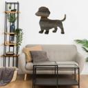  Rustic Farmhouse Dachshund Cutout Reclaimed Wood Silhouette