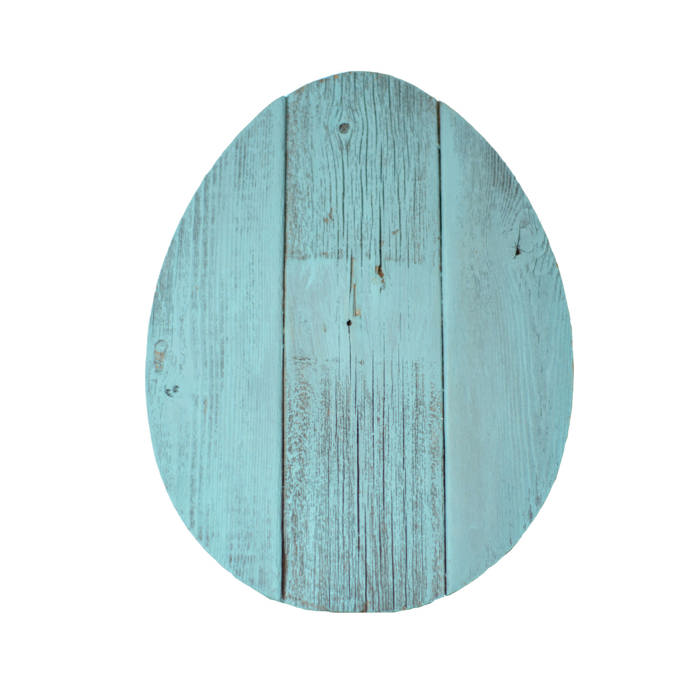 Rustic Farmhouse Reclaimed Wooden Egg Decor