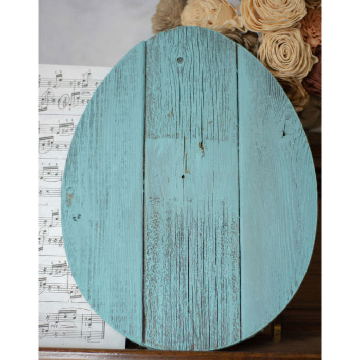 Rustic Farmhouse Reclaimed Wooden Egg Decor