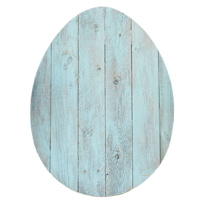 Rustic Farmhouse Reclaimed Wooden Egg Decor