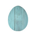 Robins Egg Blue 8 inches Rustic Farmhouse Reclaimed Wooden Egg Decor