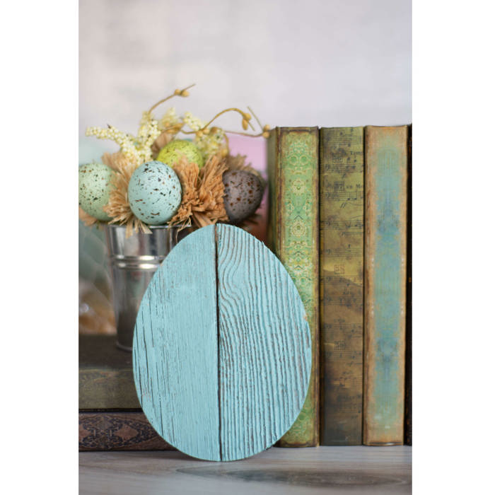 Rustic Farmhouse Reclaimed Wooden Egg Decor