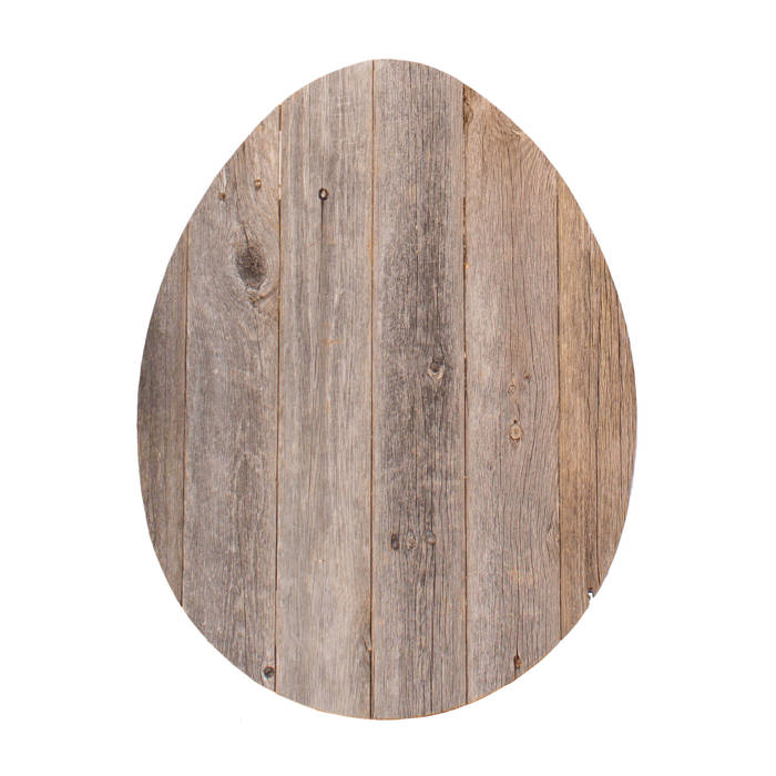 Rustic Farmhouse Reclaimed Wooden Egg Decor