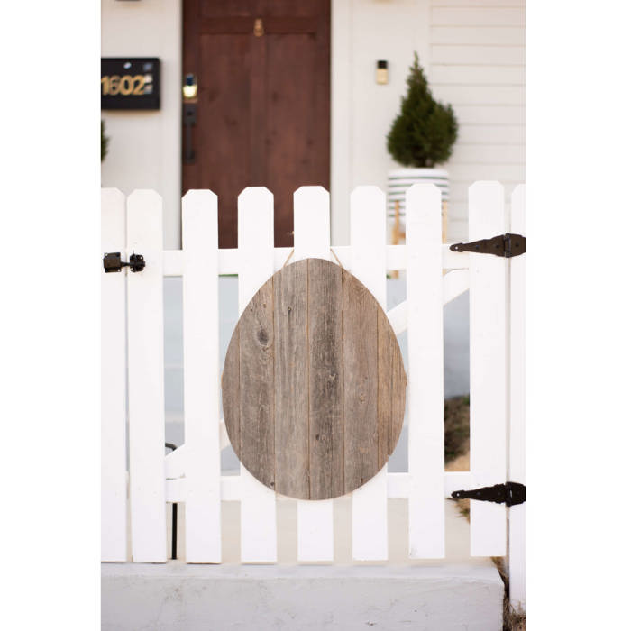 Rustic Farmhouse Reclaimed Wooden Egg Decor