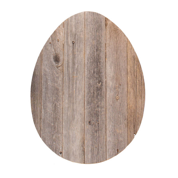 Rustic Farmhouse Reclaimed Wooden Egg Decor