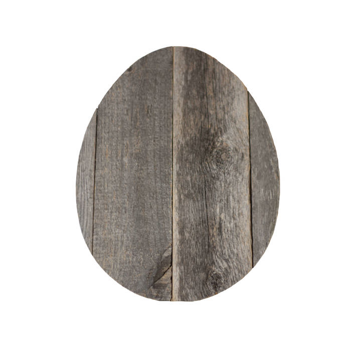 Rustic Farmhouse Reclaimed Wooden Egg Decor