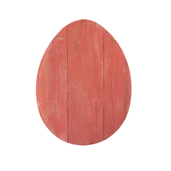 Rustic Farmhouse Reclaimed Wooden Egg Decor