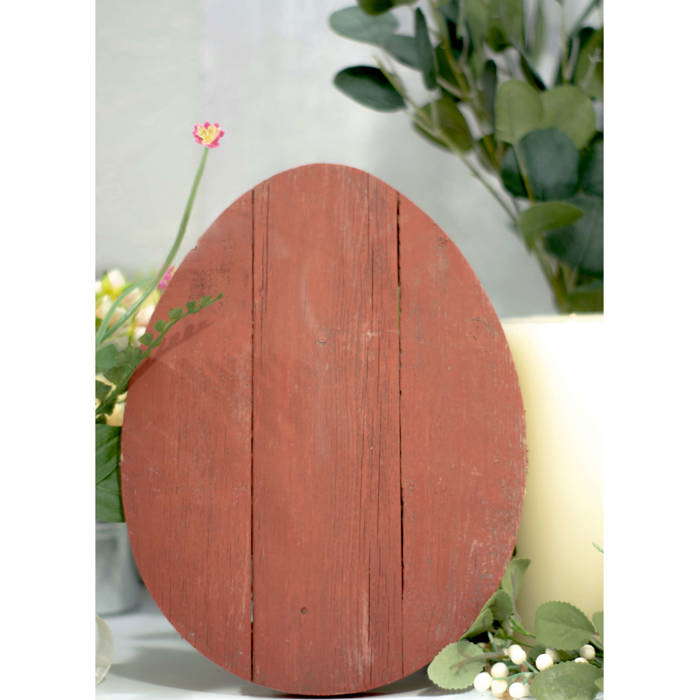 Rustic Farmhouse Reclaimed Wooden Egg Decor