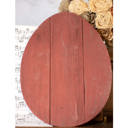 Rustic Red 12 inches Rustic Farmhouse Reclaimed Wooden Egg Decor