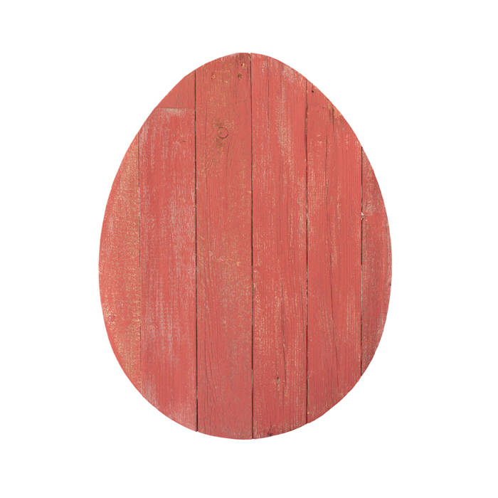 Rustic Farmhouse Reclaimed Wooden Egg Decor