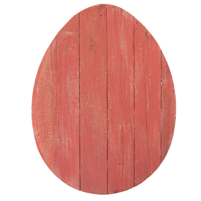 Rustic Farmhouse Reclaimed Wooden Egg Decor