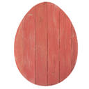 Rustic Red 24 inches Rustic Farmhouse Reclaimed Wooden Egg Decor