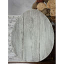 White Wash 8 inches Rustic Farmhouse Reclaimed Wooden Egg Decor