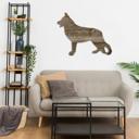  Rustic Farmhouse German Shepherd Cutout Reclaimed Wood Silhouette