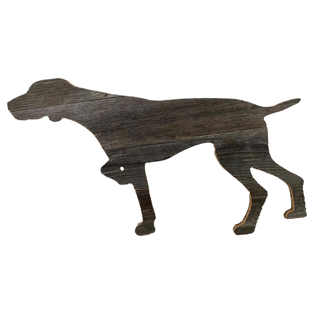 Rustic Farmhouse German Short Haired Pointer Cutout Reclaimed Wood Silhouette