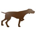 German Short Haired Pointer 12 inches Rustic Farmhouse German Short Haired Pointer Cutout Reclaimed Wood Silhouette