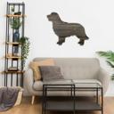  Rustic Farmhouse Golden Retriever Cutout Reclaimed Wood Silhouette