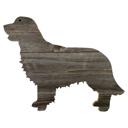 Golden Retriever 12 inches Rustic Farmhouse Golden Retriever Cutout Reclaimed Wood Silhouette