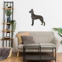 Great Dane 24 inches Rustic Farmhouse Great Dane Cutout Reclaimed Wood Silhouette