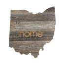 Ohio Rustic Farmhouse Reclaimed Wood Home State Wall Sign