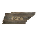 Tennessee Rustic Farmhouse Reclaimed Wood Home State Wall Sign