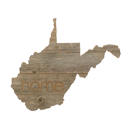 West Virginia Rustic Farmhouse Reclaimed Wood Home State Wall Sign