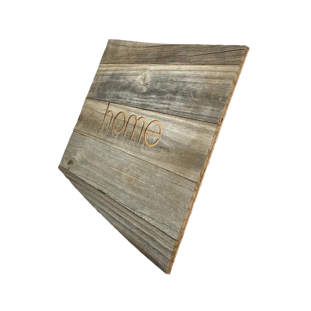 Rustic Farmhouse Reclaimed Wood Home State Wall Sign