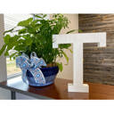  Decorative Free Standing White Decorative Monogram Wood Letter