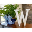  Decorative Free Standing White Decorative Monogram Wood Letter