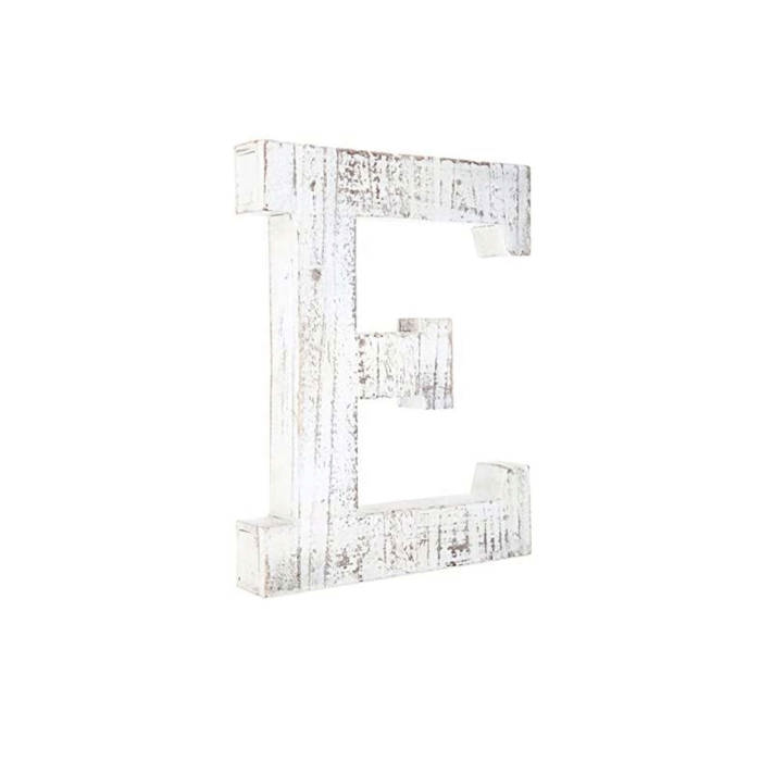 Decorative Free Standing White Decorative Monogram Wood Letter