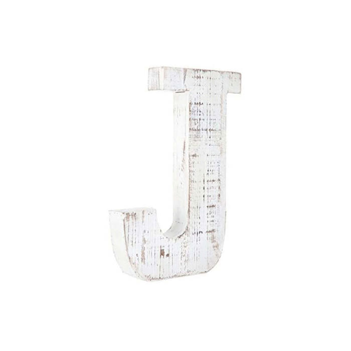 Decorative Free Standing White Decorative Monogram Wood Letter