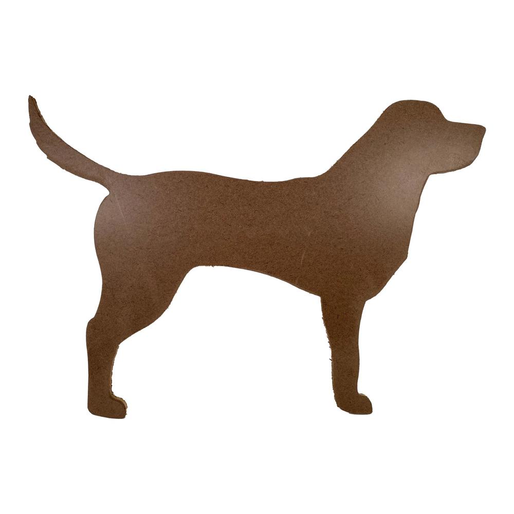 Rustic Farmhouse Labrador Retriever Cutout Reclaimed Wood Silhouette