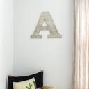  Rustic Farmhouse Large 16in Decorative Monogram Wood Letter