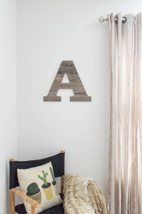 Rustic Farmhouse Large 16in Decorative Monogram Wood Letter