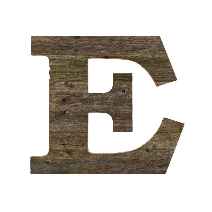 Rustic Farmhouse Large 16in Decorative Monogram Wood Letter