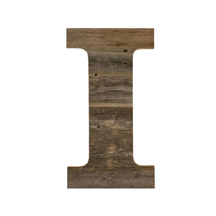 Rustic Farmhouse Large 16in Decorative Monogram Wood Letter