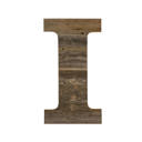 Weathered Gray I Rustic Farmhouse Large 16in Decorative Monogram Wood Letter