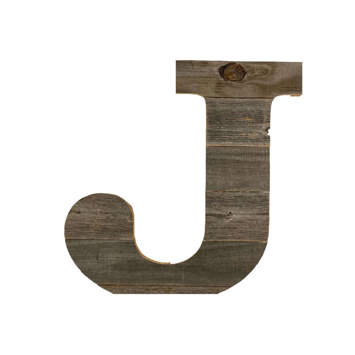 Rustic Farmhouse Large 16in Decorative Monogram Wood Letter