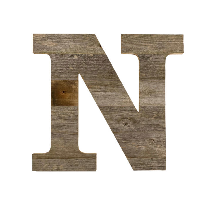 Rustic Farmhouse Large 16in Decorative Monogram Wood Letter