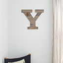 Weathered Gray Y Rustic Farmhouse Large 16in Decorative Monogram Wood Letter