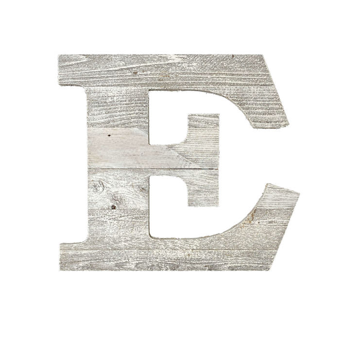 Rustic Farmhouse Large 16in Decorative Monogram Wood Letter