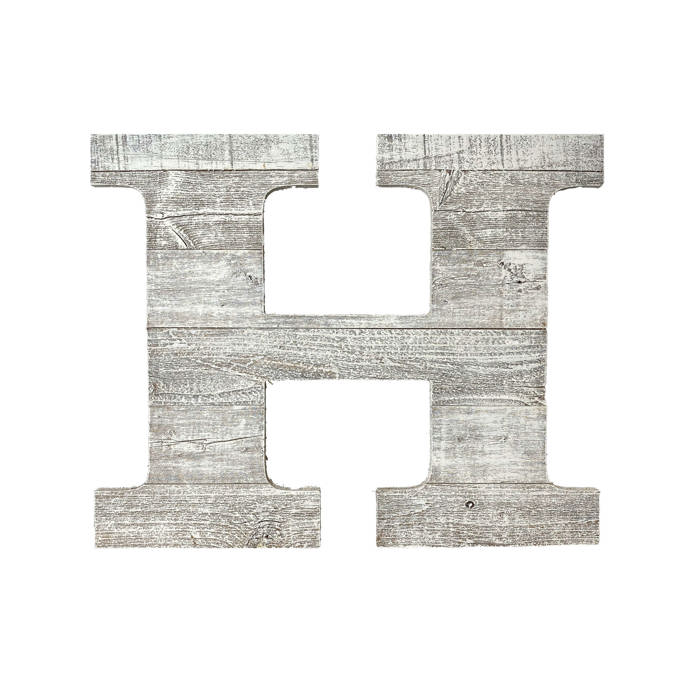 Rustic Farmhouse Large 16in Decorative Monogram Wood Letter